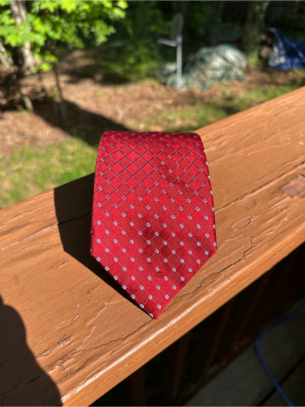Jones New York silk red tie